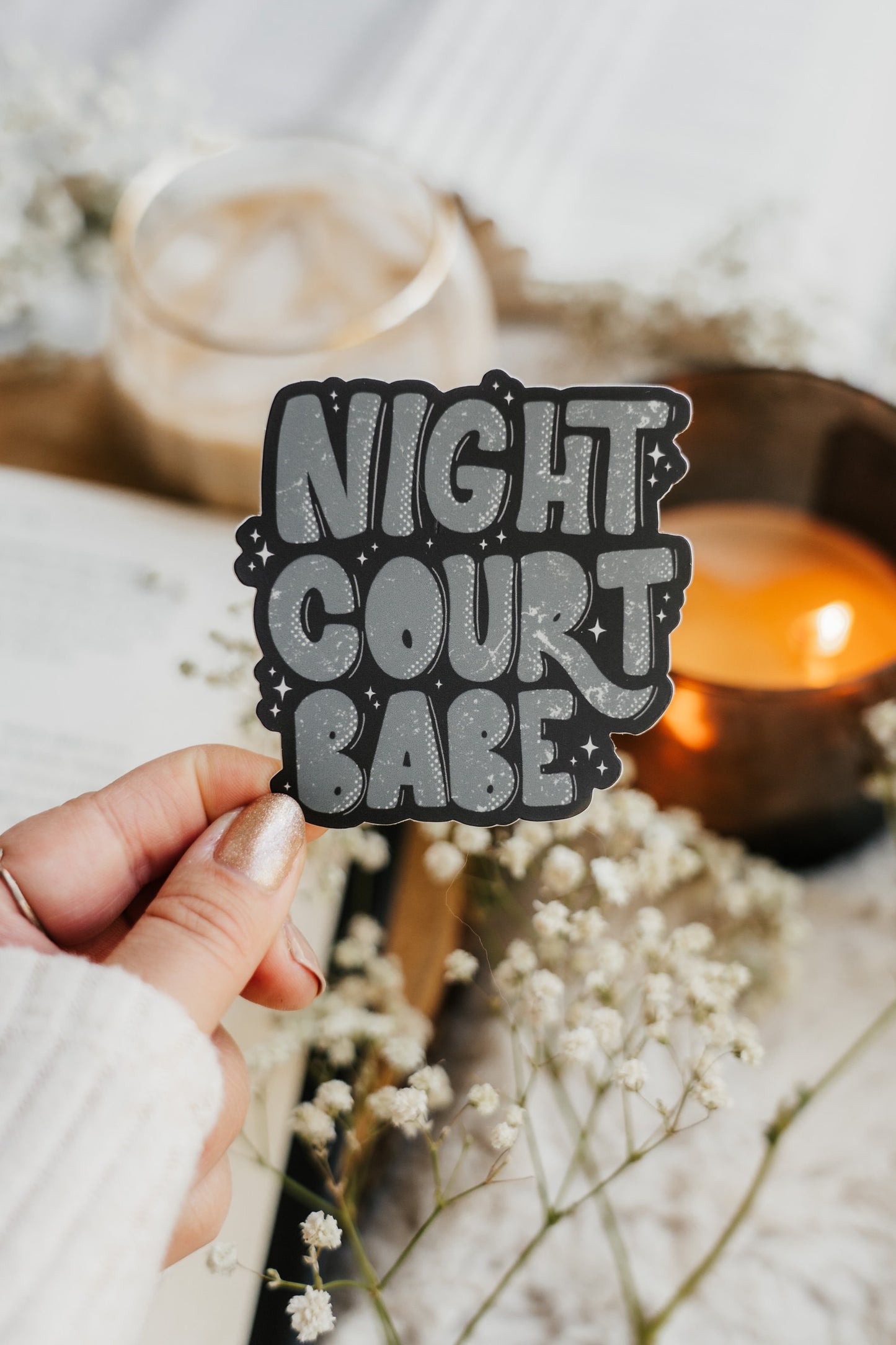 ACOTAR Sticker | A Court of Thorns and Roses | Night Court Babe | Sarah J Maas | Bookish Sticker | Kindle Stickers