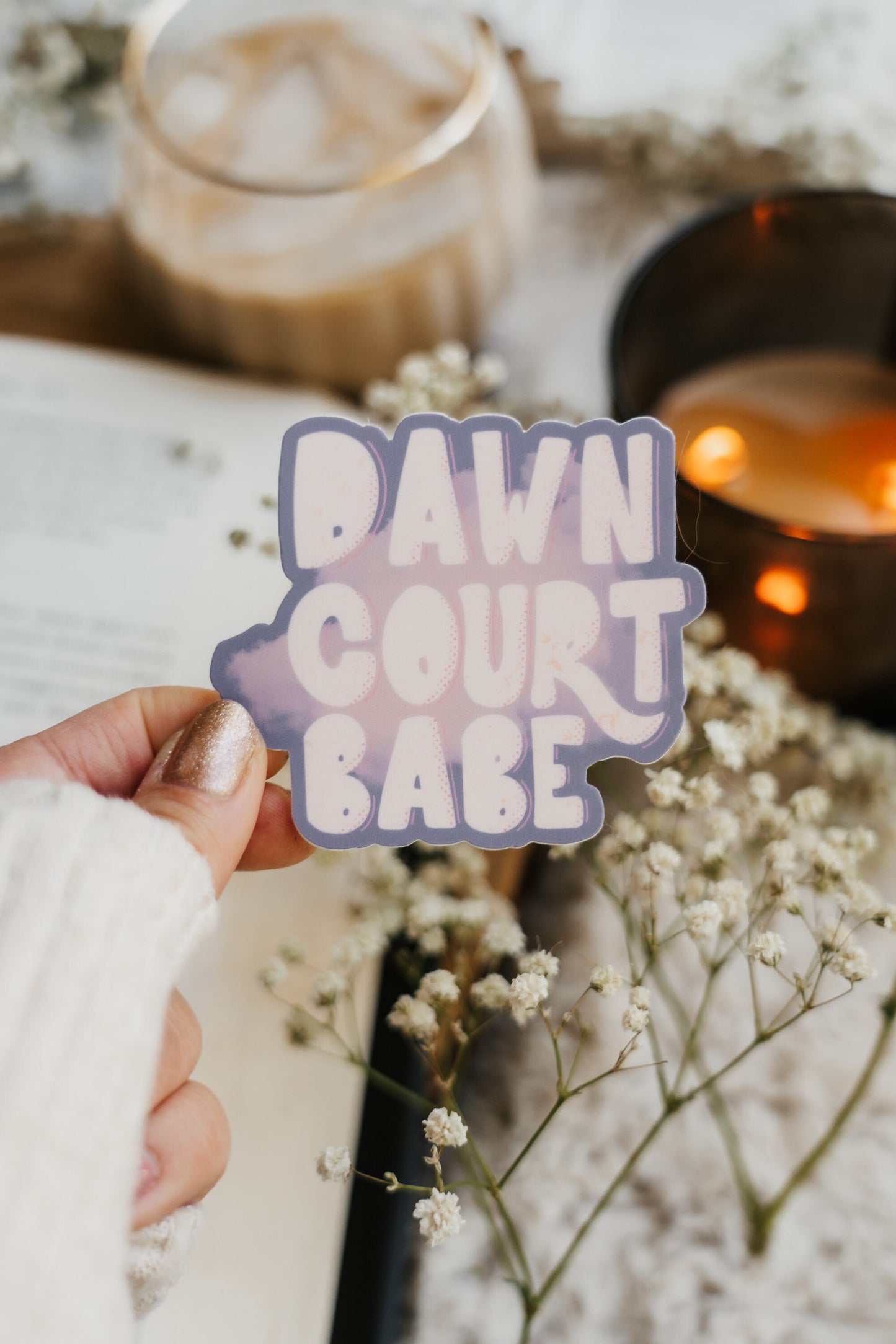 ACOTAR Sticker | A Court of Thorns and Roses | Autumn Court Babe | Sarah J Maas | Bookish Sticker | Kindle Stickers