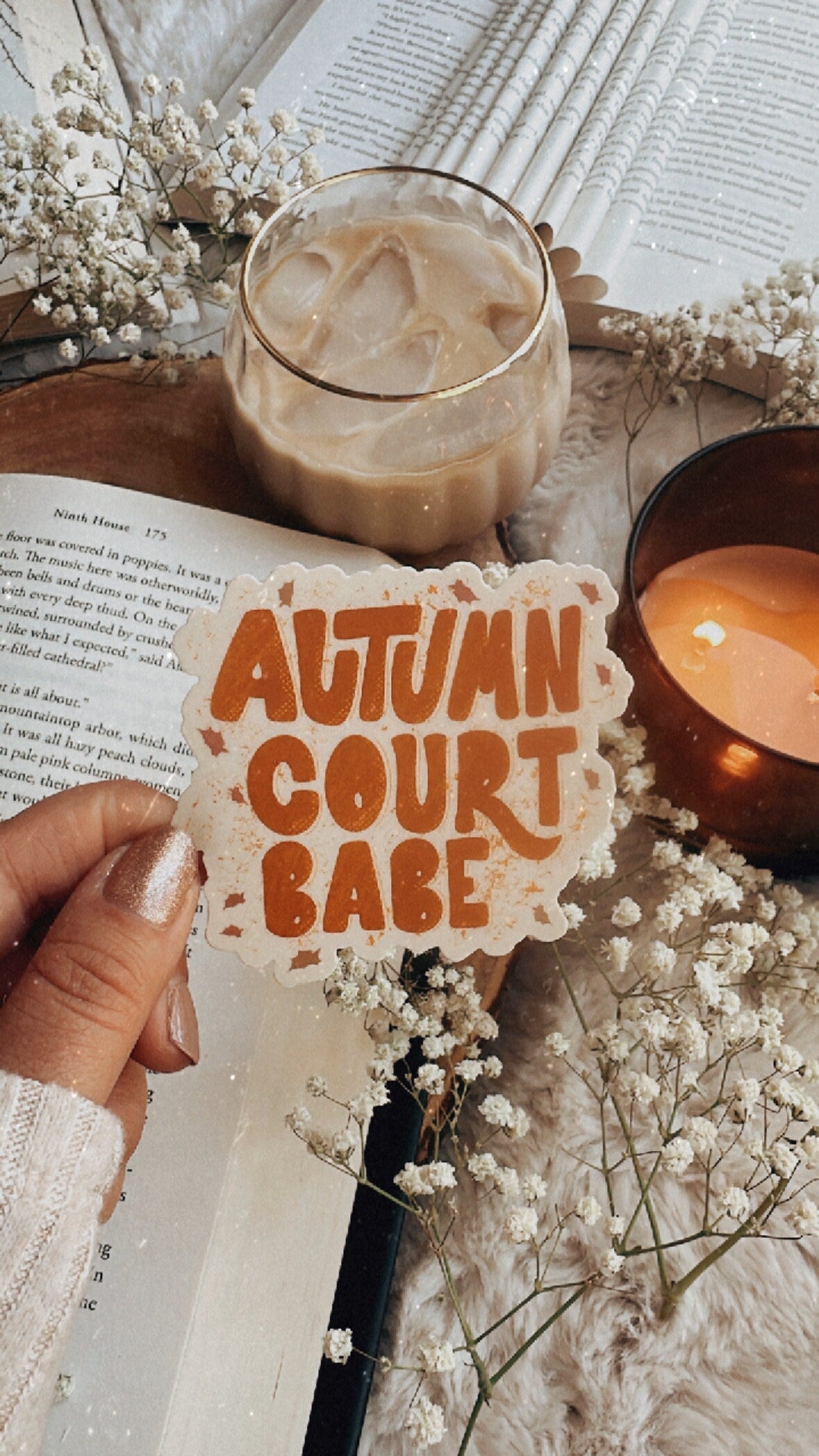 ACOTAR Sticker | A Court of Thorns and Roses | Autumn Court Babe | Sarah J Maas | Bookish Sticker | Kindle Stickers