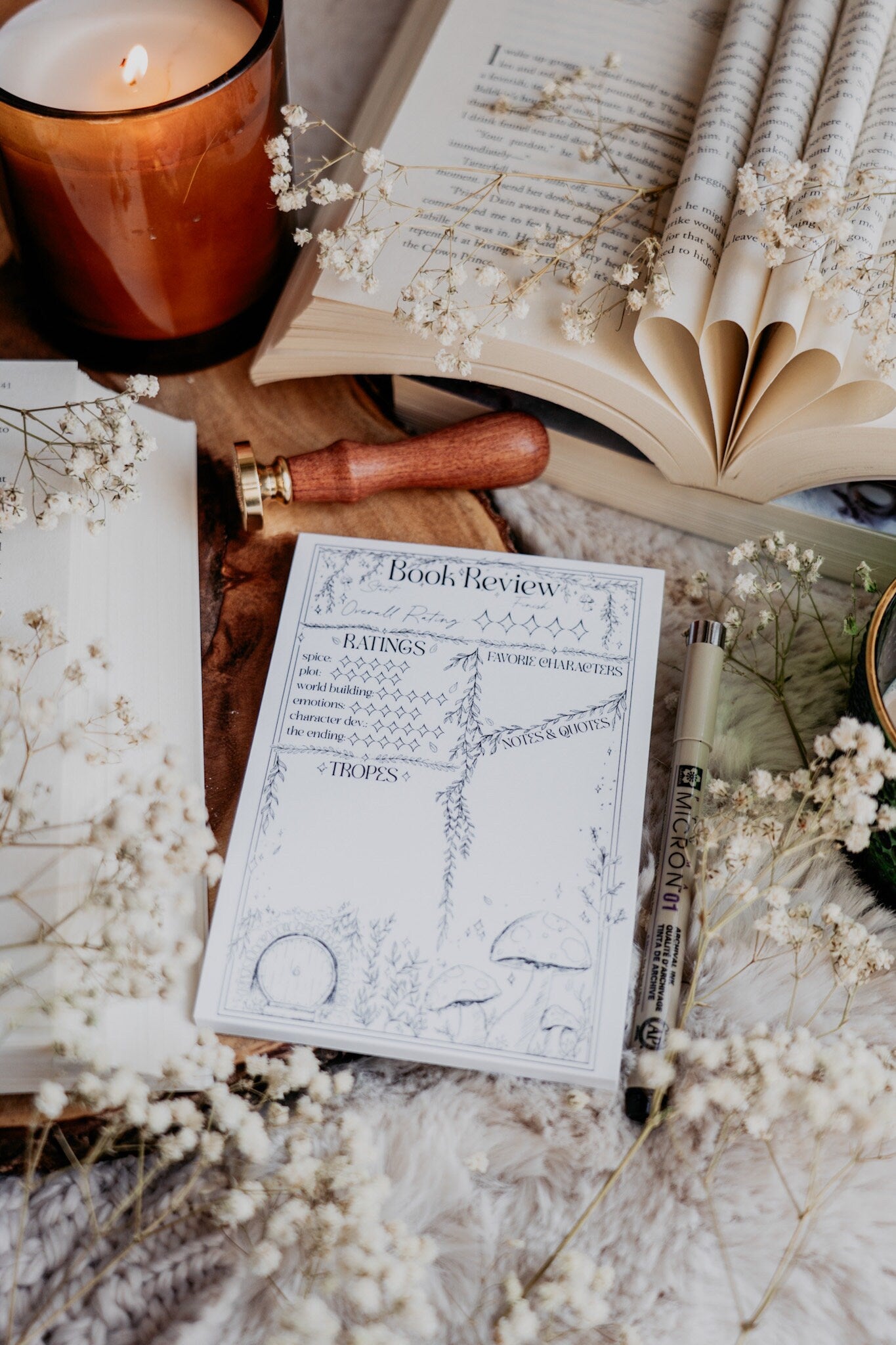 Book Review Sticky Notes - Faerie
