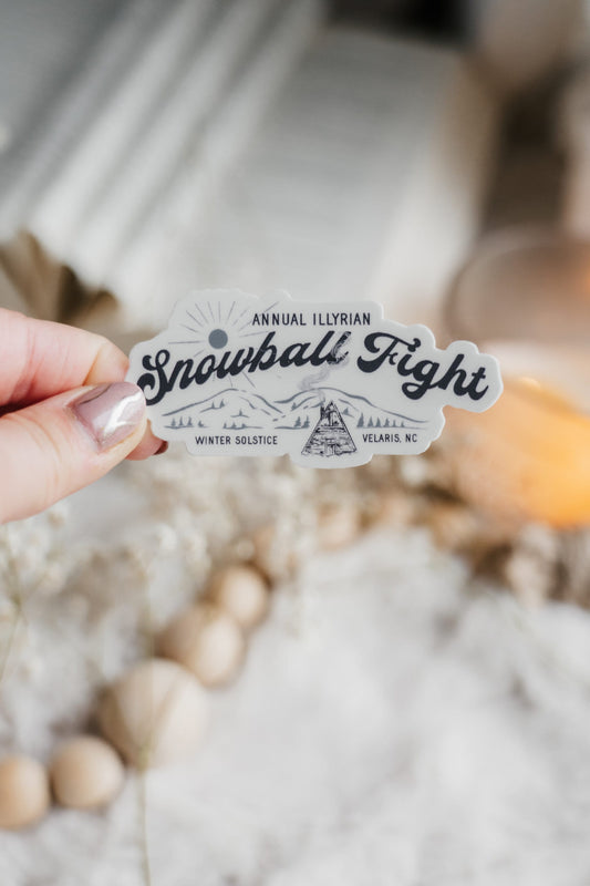 ACOTAR Snowball Fight Sticker | A Court of Thorns and Roses | Sarah J Maas | Bat Boys | Rhysand Cassian Azriel | Illyrian | Kindle Stickers