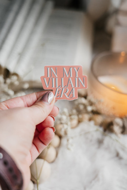 Villain Era | Morally Grey | Booktok | Book Sticker | Bookish Sticker | Books & Coffee | Kindle Stickers