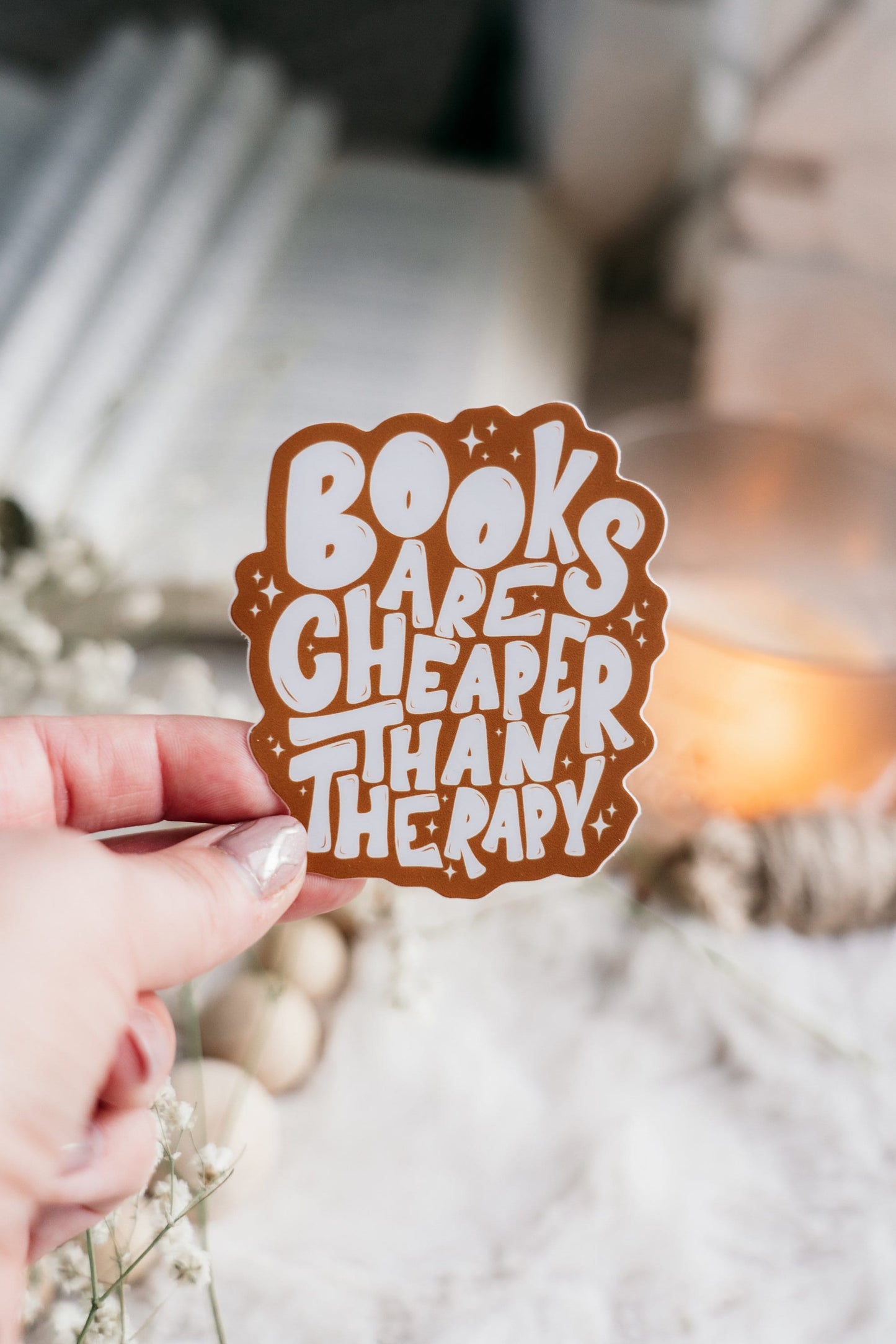 Book Sticker | Bookish Sticker | Therapy | Mental Health | Kindle Stickers