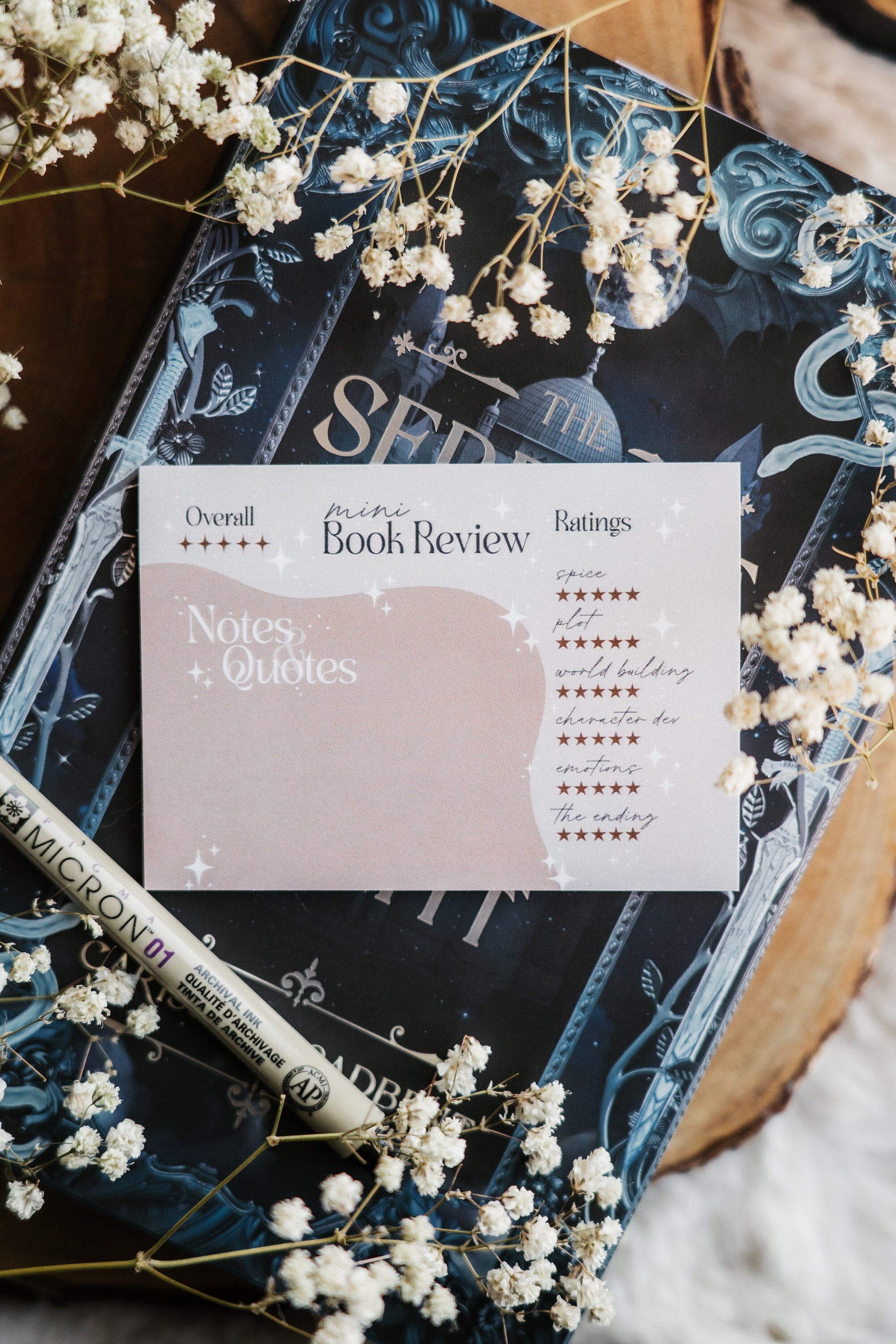 Mini Book Review Sticky Notes