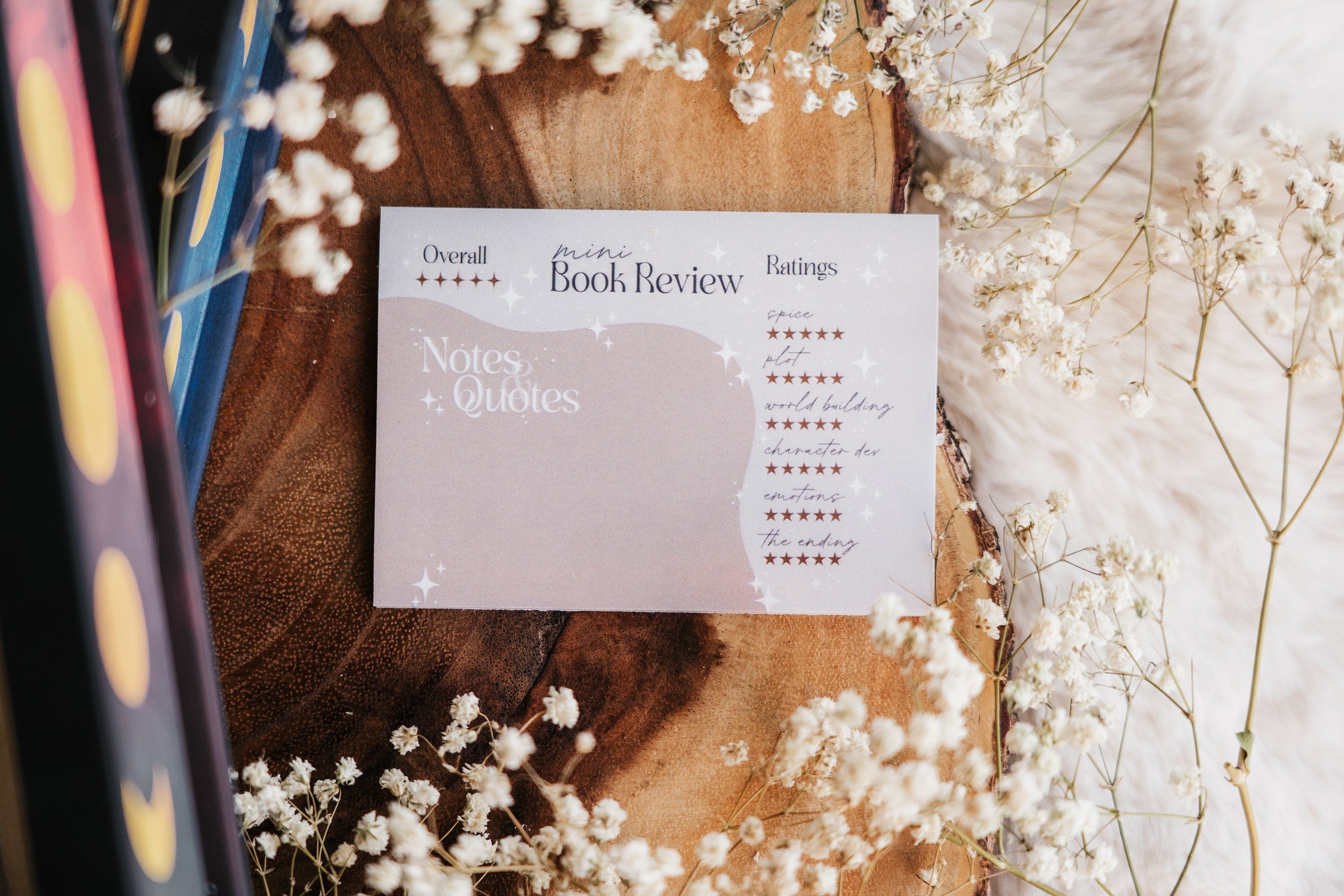 Mini Book Review Sticky Notes