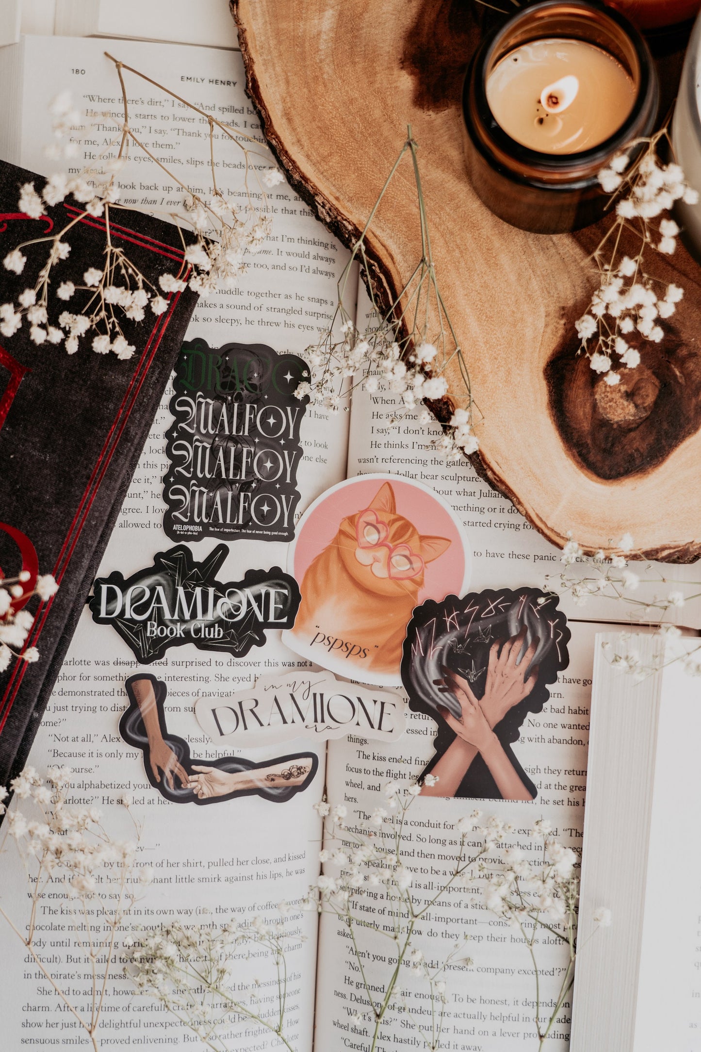 Dramione Sticker Sheet | Harry Potter Sticker | Draco Malfoy | Hermione | Kindle Stickers