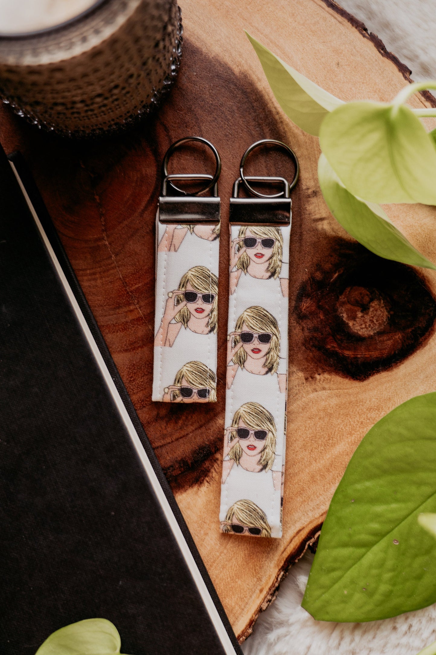 Wristlet Keychains (Taylor’s Version) | Swiftie Keychain | Bookish Keychain | Fabric Wristlet