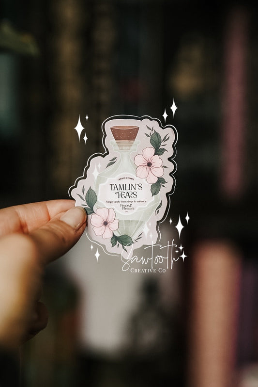 Tamlin’s Tears Potion Bottle | Spring Court | A Court of Thorns and Roses | Sarah J Maas| Bat Boys | Kindle Stickers | ACOTAR