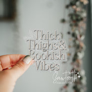 Book Sticker | Bookish Sticker | Thicc | Kindle Stickers | Booktok
