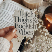 Book Sticker | Bookish Sticker | Thicc | Kindle Stickers | Booktok