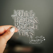 Book Sticker | Bookish Sticker | Thicc | Kindle Stickers | Booktok